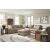 Veronella L-Shaped Leather 5-Piece Sectional