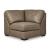 Veronella L-Shaped Leather 5-Piece Sectional