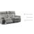 Mitchiner Polyester Reclining Loveseat w/Console