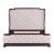 Provence Park Chenille/Wood King Size Shelter Platform Bed