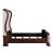 Provence Park Chenille/Wood King Size Shelter Platform Bed