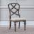 Provence Park Chenille/Wood Back Side Chair