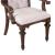 Provence Park Chenille/Wood Arm Chair
