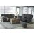 Draycoll Polyester Power Reclining Living Room Set