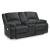 Draycoll Polyester Power Reclining Loveseat w/Console