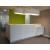 ORGANIC L-Shaped Reception Desk w/Right Side RGB Light Panel