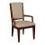Elise Spectrum Fabric/Wood Arm Chair