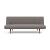 Unfurl Fabric Sofa Bed w/Dark Wood Legs