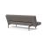 Unfurl Fabric Sofa Bed w/Dark Wood Legs