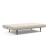 Unfurl Fabric Sofa Bed w/Dark Wood Legs