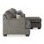Dorsten Polyester L-Shaped Sectional Sofa w/Right Arm Chaise Facing