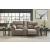 Cavalcade Polyester Power Reclining Loveseat w/Console