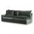 Carriage View Fabric L-Shaped 3-Piece Sectional Sofa