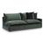 Carriage View Fabric L-Shaped 3-Piece Sectional Sofa