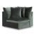 Carriage View Fabric L-Shaped 3-Piece Sectional Sofa