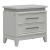 Reflections Wood 2-Drawer Nightstand w/Lights & Charging Station