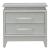 Reflections Wood 2-Drawer Nightstand w/Lights & Charging Station