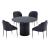 Hathaway 47.24-inch Solid Wood Round Dining Room Set w/Flor Chairs