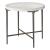 Dahlia Wood/Metal Round End Table