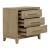 Brentwood Wood 3-Drawer Nightstand w/Charging Station