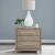 Brentwood Wood 3-Drawer Nightstand w/Charging Station