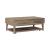 Brentwood Rectangular Wood 2-Drawer Cocktail Table w/Casters