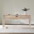 Brentwood Rectangular Wood Console Bar Table w/Charging Station