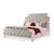 Jasper County Fabric Tufted Sleigh Bed, King Size