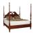 Cherry Grove Wood Pediment Poster Bedroom Set