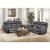 Danio Leather/Bi-Cast Vinyl Reclining Living Room Set
