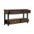 Mill Creek Rectangular Wood 2-Drawer Sofa Table w/2 Baskets
