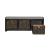 Mill Creek Linen/Wood Wall Bench w/3 Baskets