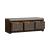Mill Creek Linen/Wood Wall Bench w/3 Baskets