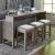 Bartlett Field Rectangular Wood Console Bar Table w/Charging Station