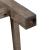 Bartlett Field Wood Console Bar Table Set with 3 Stools