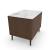 Boston Ceramic/Wood Nightstand w/2 Drawers