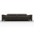 Norma Leather Fixed Adjustable Headrest & Footrest Maxi Sofa