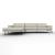 Le Marais Fabric Sofa w/Left Hand Chaise Facing