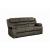 Discus Fabric Double Reclining Sofa