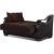 Illinois Microfiber/Vinyl Storage Loveseat