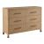 Leah Wood Double Dresser w/6 Drawers