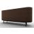 Lake Wood/Ceramic/Metal Sideboard w/4 Doors