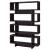 Reid 4-tier Open Back Geometric Bookcase