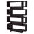 Reid 4-tier Open Back Geometric Bookcase
