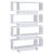 Reid 4-tier Open Back Geometric Bookcase