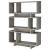 Reid 3-tier Open Back Geometric Bookcase