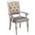 Orsina Bi-Cast Vinyl Dining Arm Chair