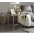 Penstemon Acrylic/Metal/Glass Square End Table