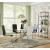 Kate 6-shelf Glass/Metal Bookcase