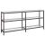 Kate 2-tier Glass/Metal Bookcase